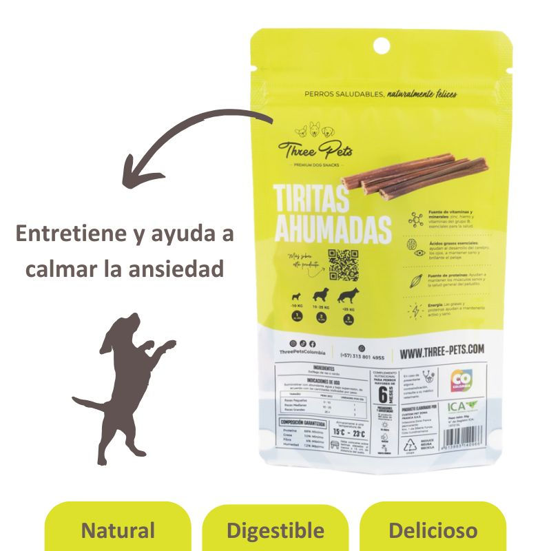 Miniatura: Tiritas Ahumadas x6 Unid Three Pets