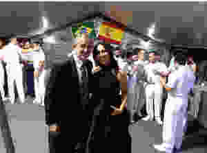 VICENTE SORIANO, LUCIANA BRITO, FUNDACIÓN BRITO, CÓNSUL BRASIL, BUQUE ESCUELA DE BRASIL