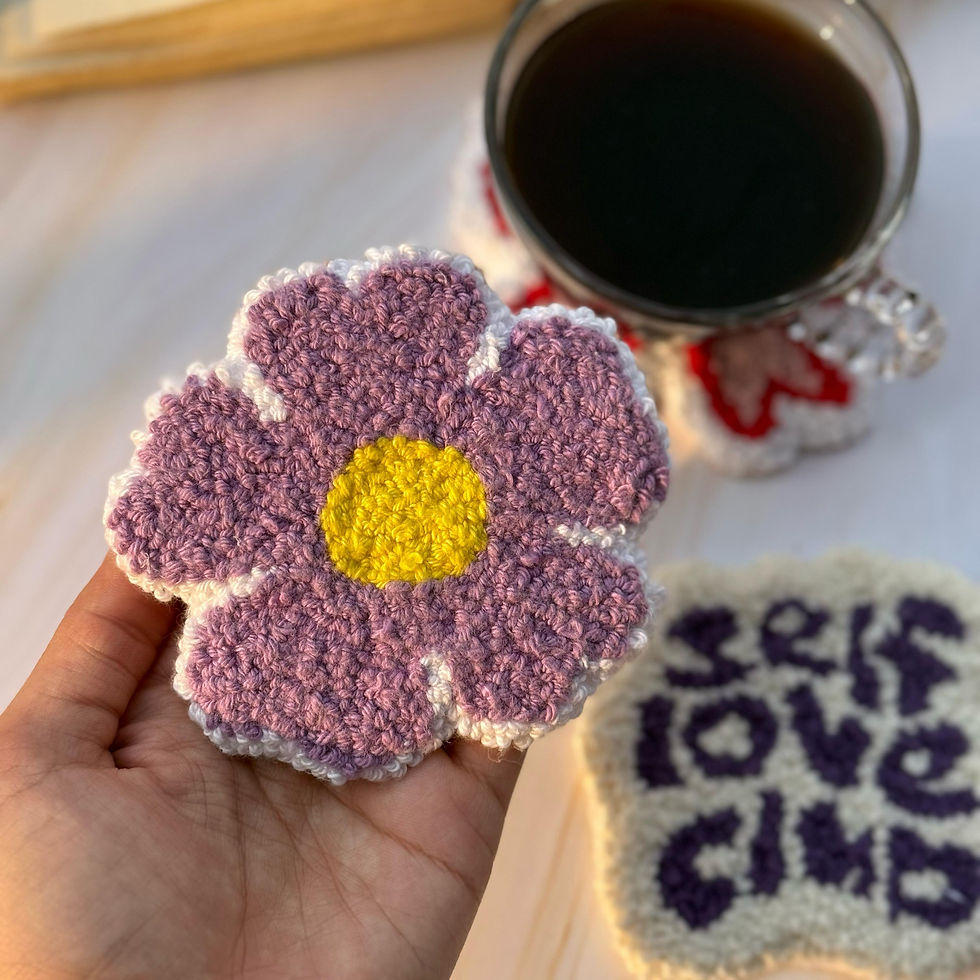 Thumbnail: Lavender Bloom Mug Rug