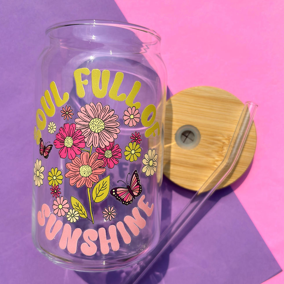 Soul Full Of Sunshine Can Glass