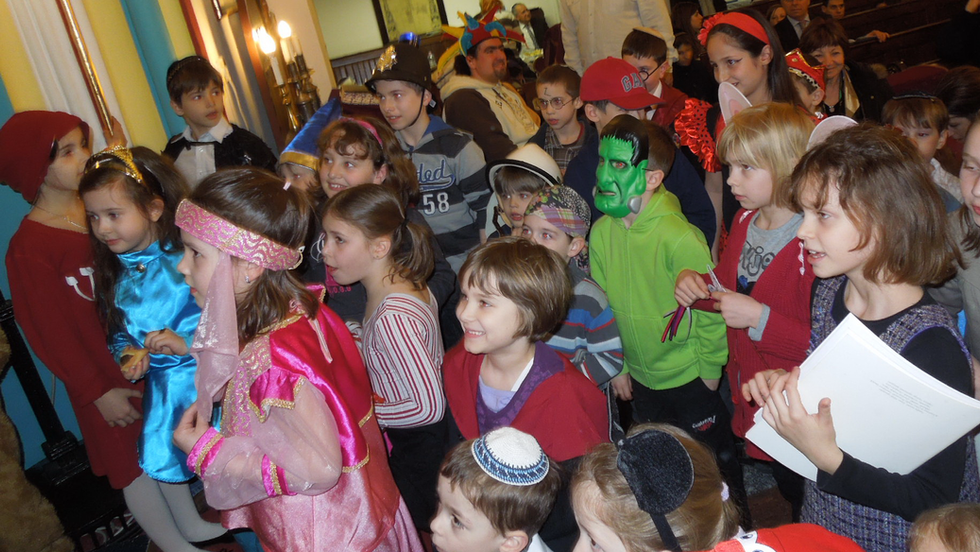 Purim a Frankelben