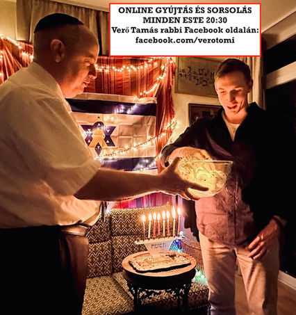 HANUKAI ONLINE GYÚJTÁS ÉS SORSOLÁS