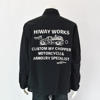 ブラックジャケット後ろ