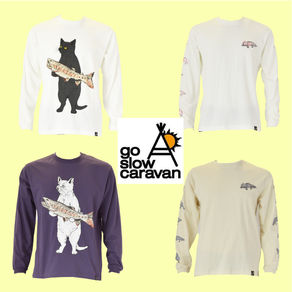 NEW!【go slow caravan】|人気な猫、ウーパールーパー長袖Tシャツが入荷!