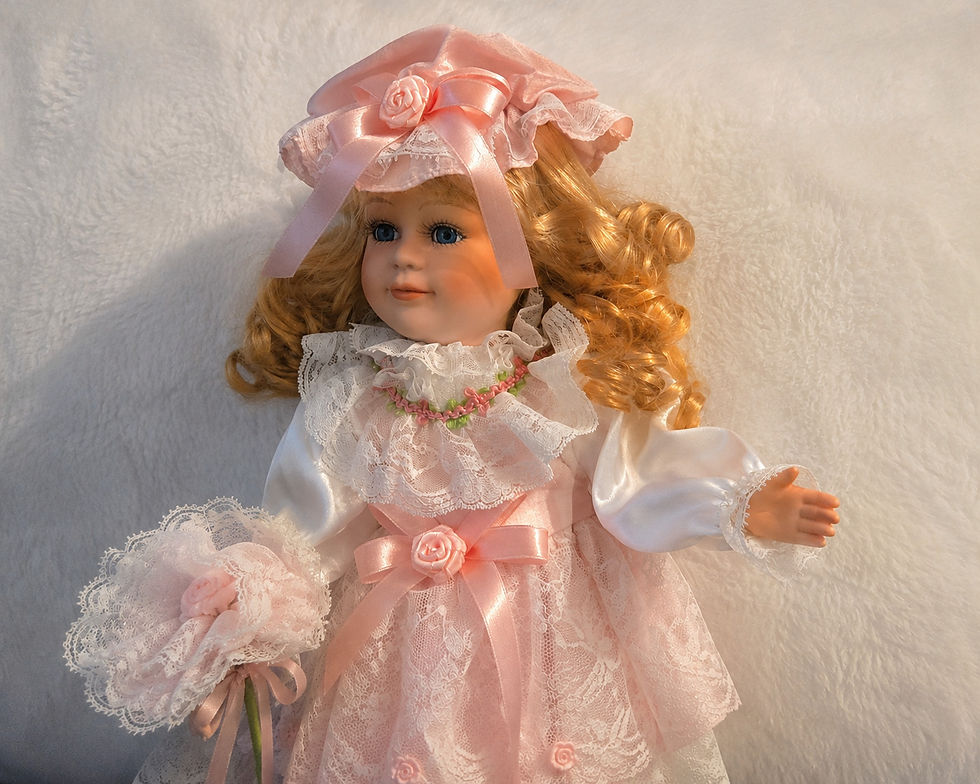 Thumbnail: HAUNTED DOLL Active Spirit "Cassy" Vintage Porcelain Psychic Paranormal