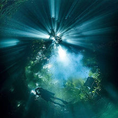 Scuba Diving Cenote Manta Divers Cancun