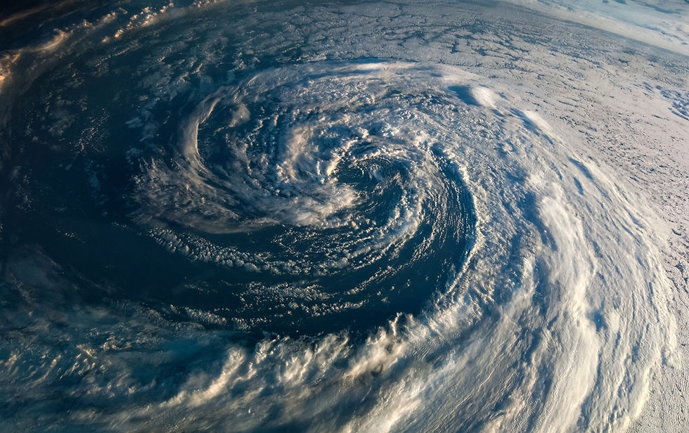 Hurricane from space