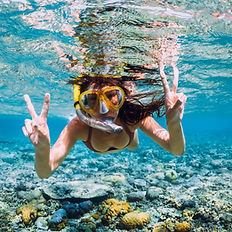 Puerto Morelos Manta Divers Isla Mujers Snorkeling 