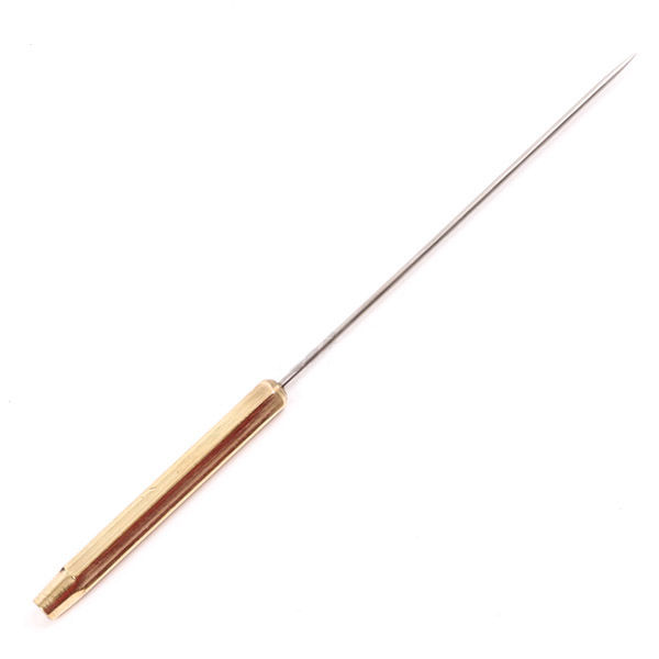 Brass handled dubbing needle / half hitch tool