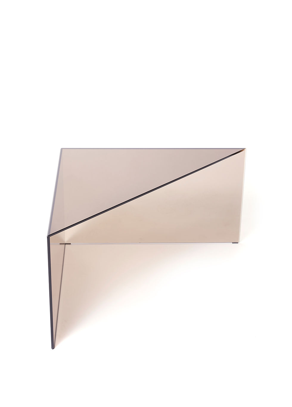 Thumbnail: Bronze Mix & Match Glass Table with reflective surface and clean lines