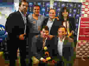 Equipo de marketing de Village Cines y Meira Productivity.