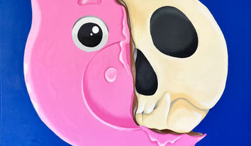 Pintural al óleo sobre tela, popart.
