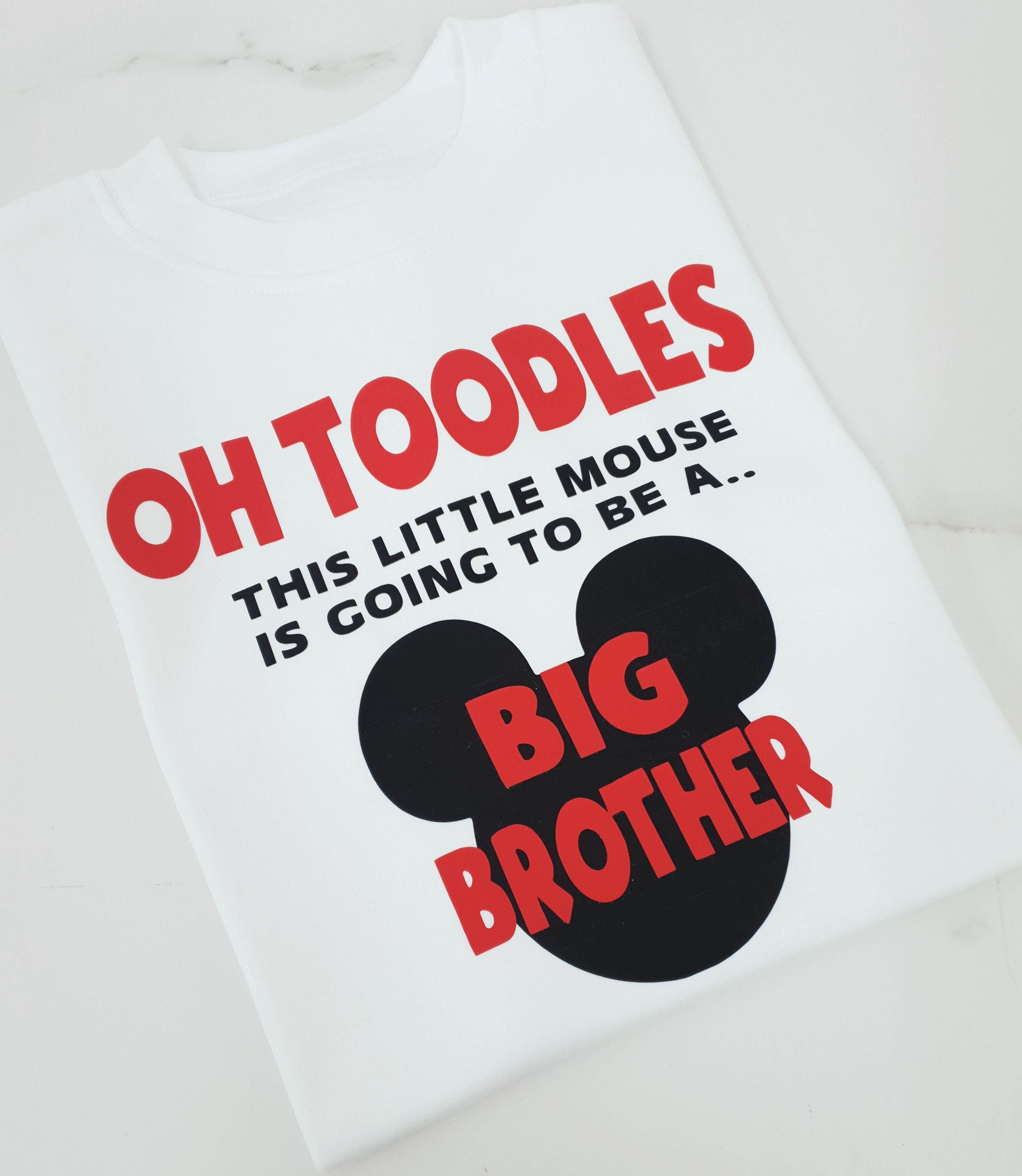 Mouse Sibling Announcement T-Shirt