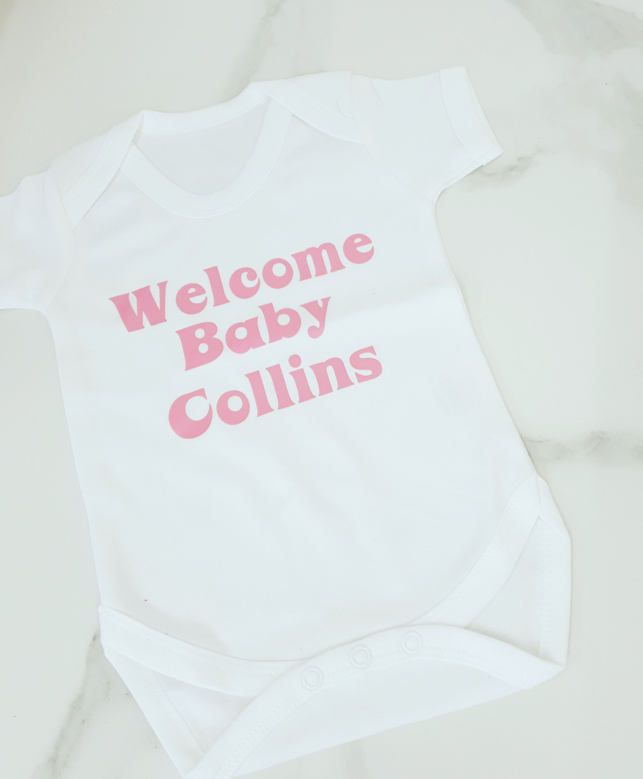Welcome Baby Vest
