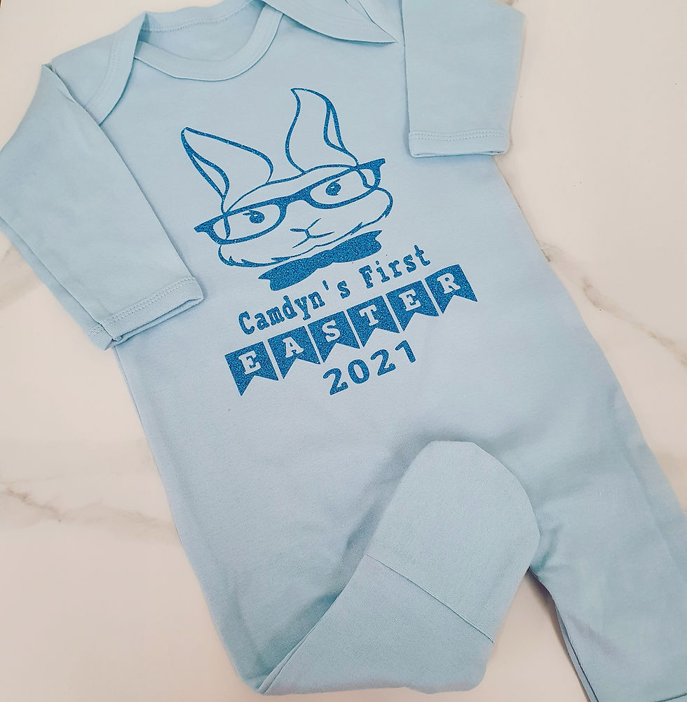 Thumbnail: 1st Easter Geek Bunny Sleepsuit/T-shirt