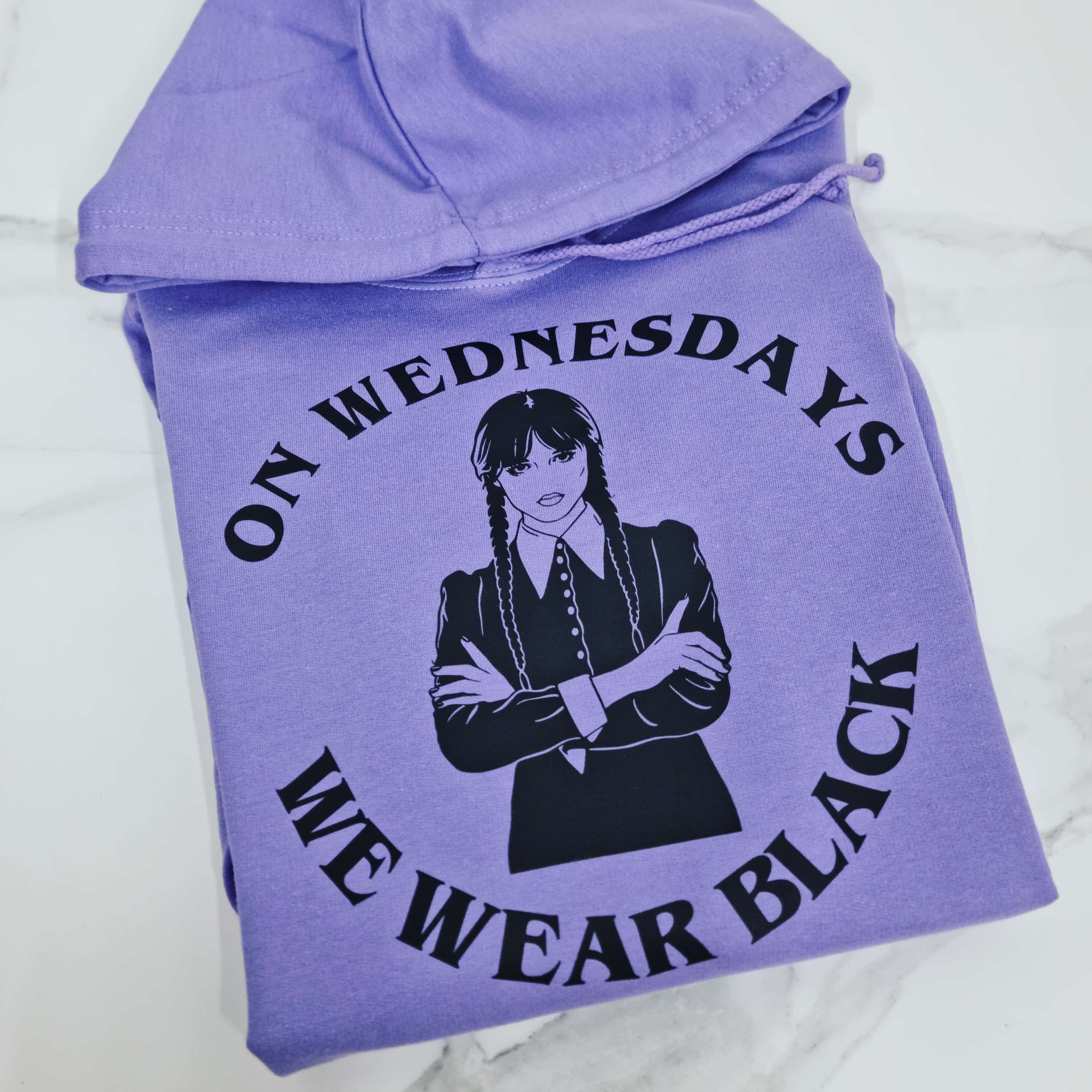 On Wednesday We Wear Black Hoodie