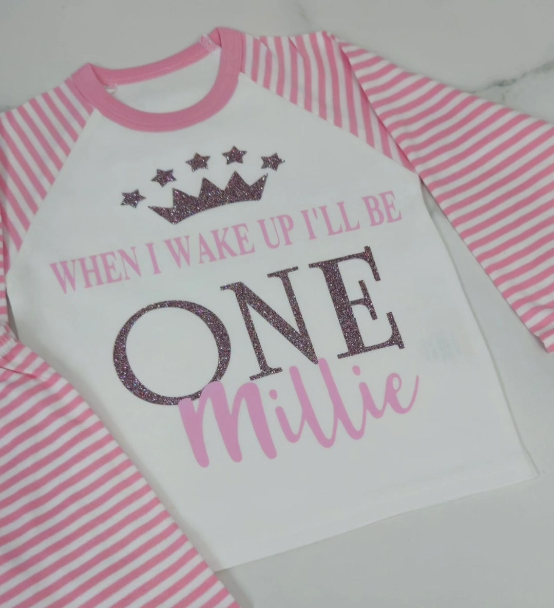 When I Wake Up Personalised Pyjamas- Girls/ Boys