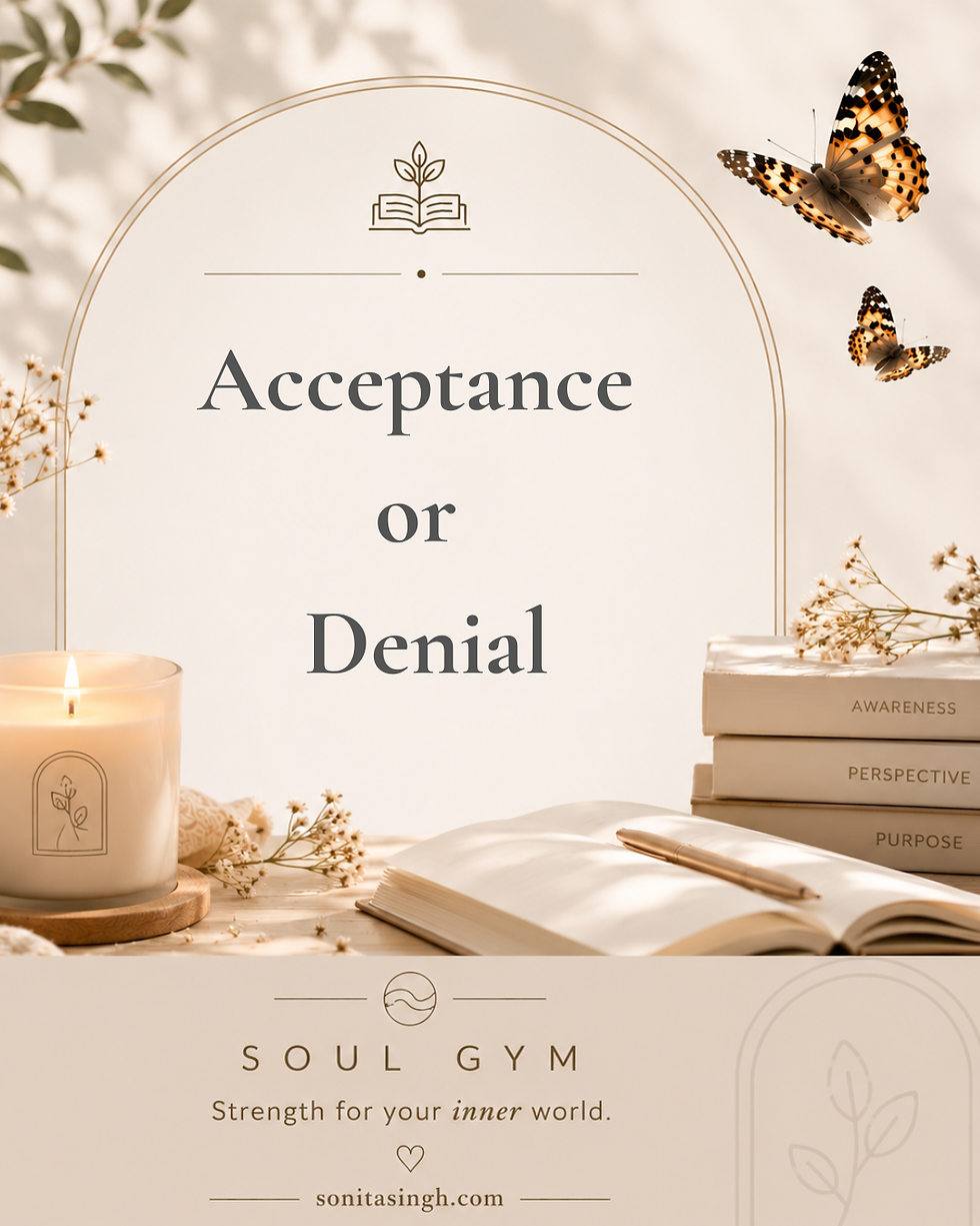 Truth Within: Acceptance or Denial?