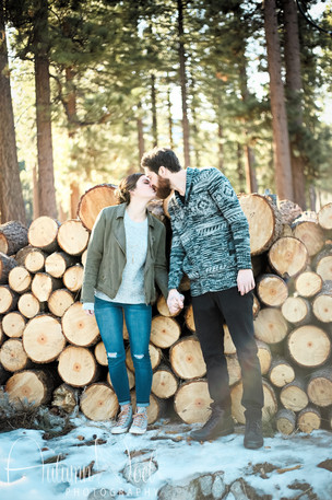 forest themed engagement session