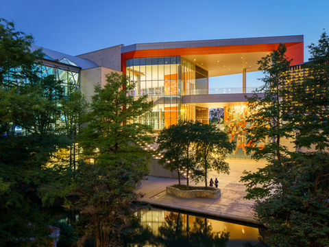 West lobby of the Henry B Gonzalez Convention Center, photographed by Andrew Keithly