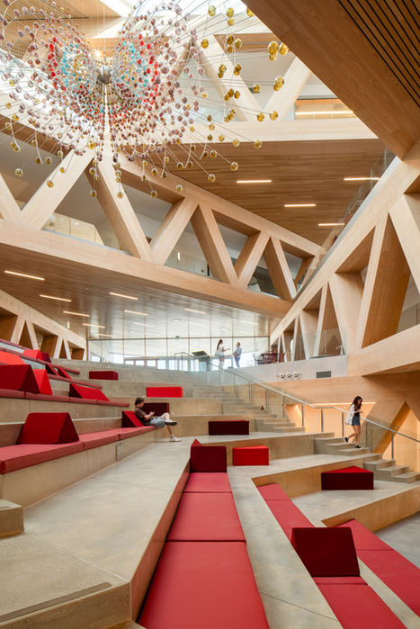 Robert Day Science Center at Claremont College Central Atrium