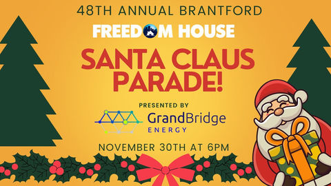 freedom house santa claus parade brantford Lansdowne