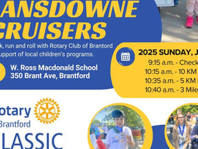 Join the Lansdowne Cruisers, Rotary Brantford Classic Run June 7, 2026
