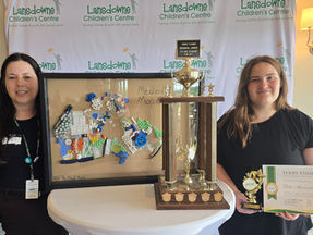 tiffany morgan and billie macdonald-moore with the terry fisher art award 2026