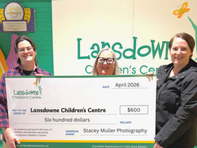 stacey muller photographer donation to lansdowne children's centre