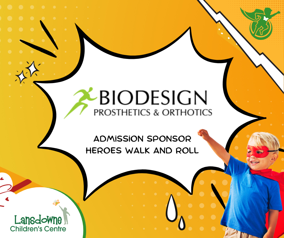 BioDesign Prosthetics & Orthotics is a proud sponsor of the annual Heroes Walk and Roll for Lansdowne Children’s Centre, reaffirming its commitment to empowering children and families in Brantford and beyond.