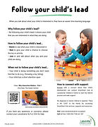 Follow Childs Lead communication strategies