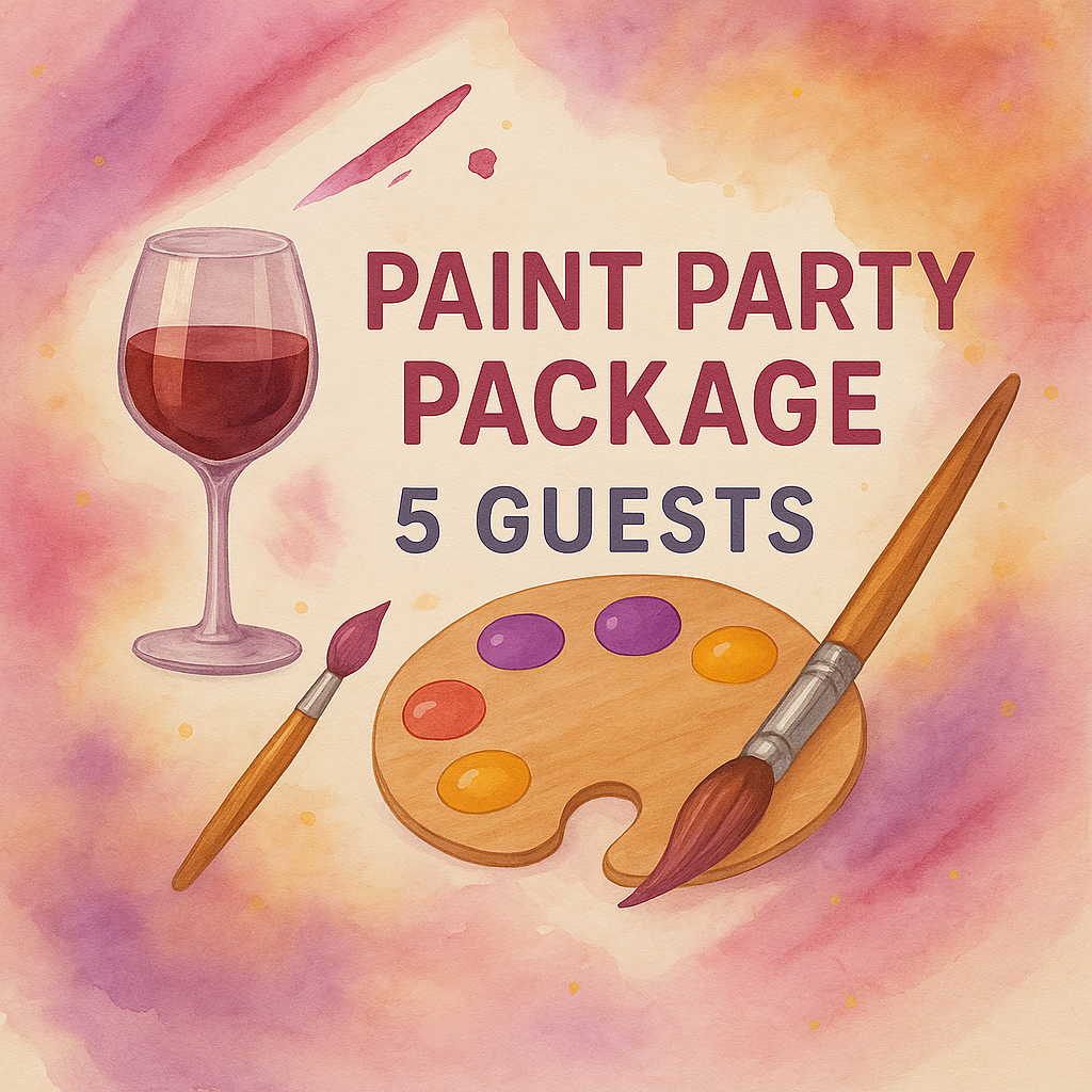 Paint Party Package 1 (5-guests)