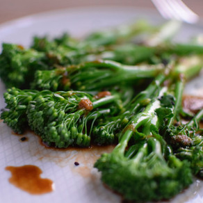 Boiled Broccolini with Yuzu Tamari Sauce