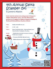 4th Annual Santa Scamper 5k flyer 2019.J