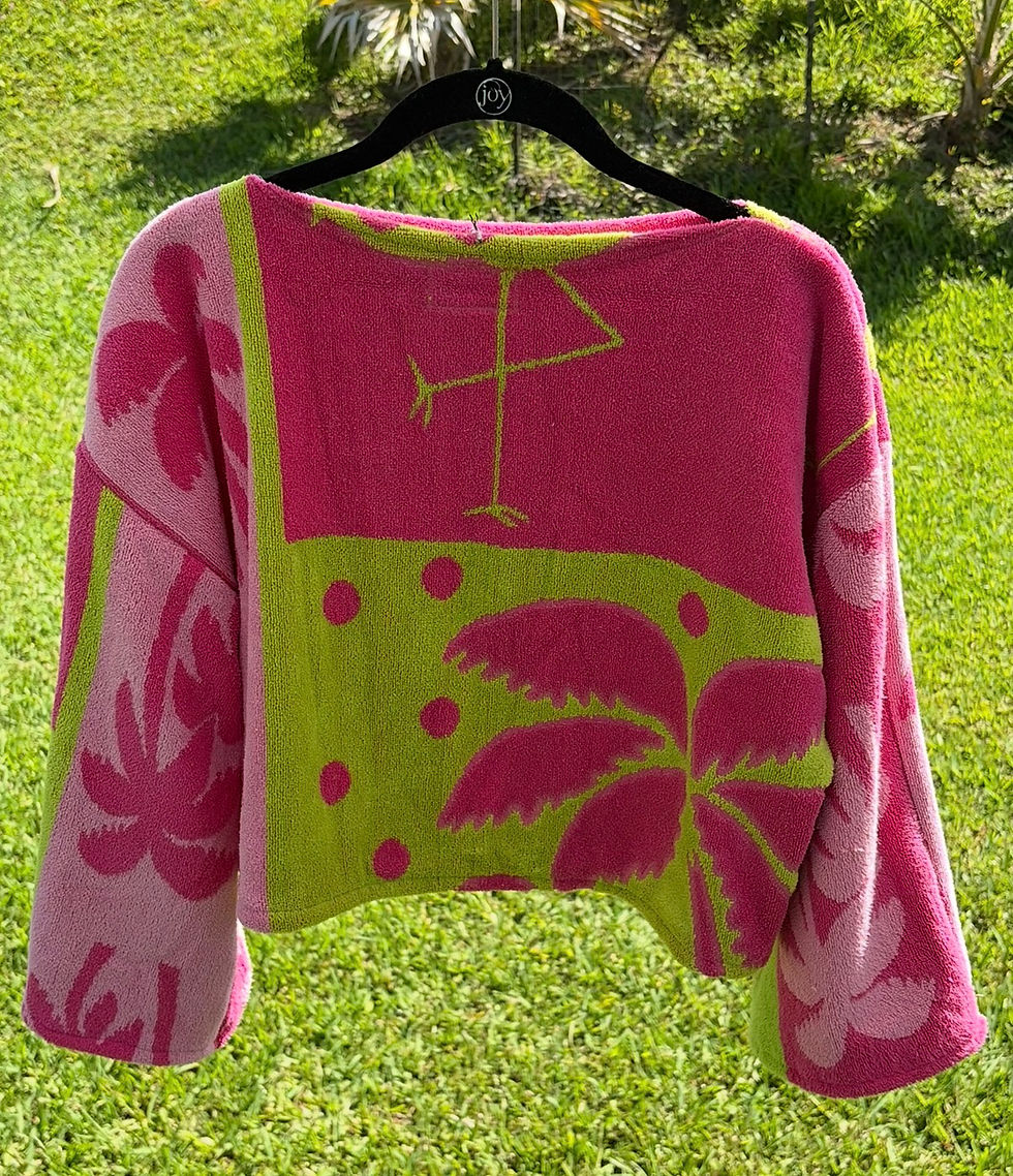 Thumbnail: flamingo towel sweater