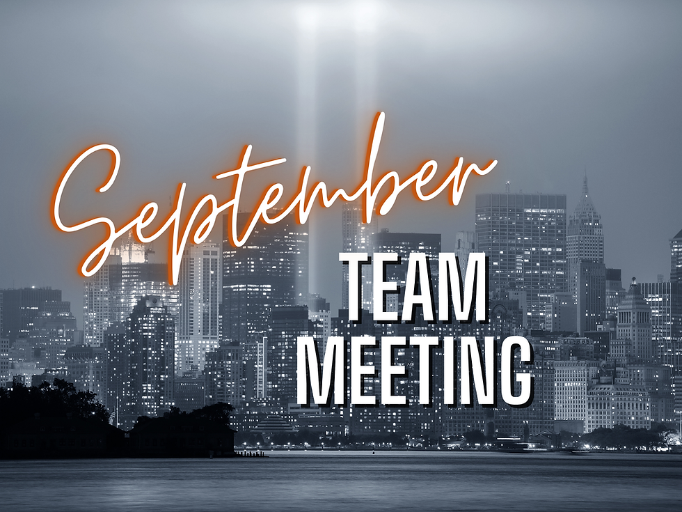 September Team Meeting