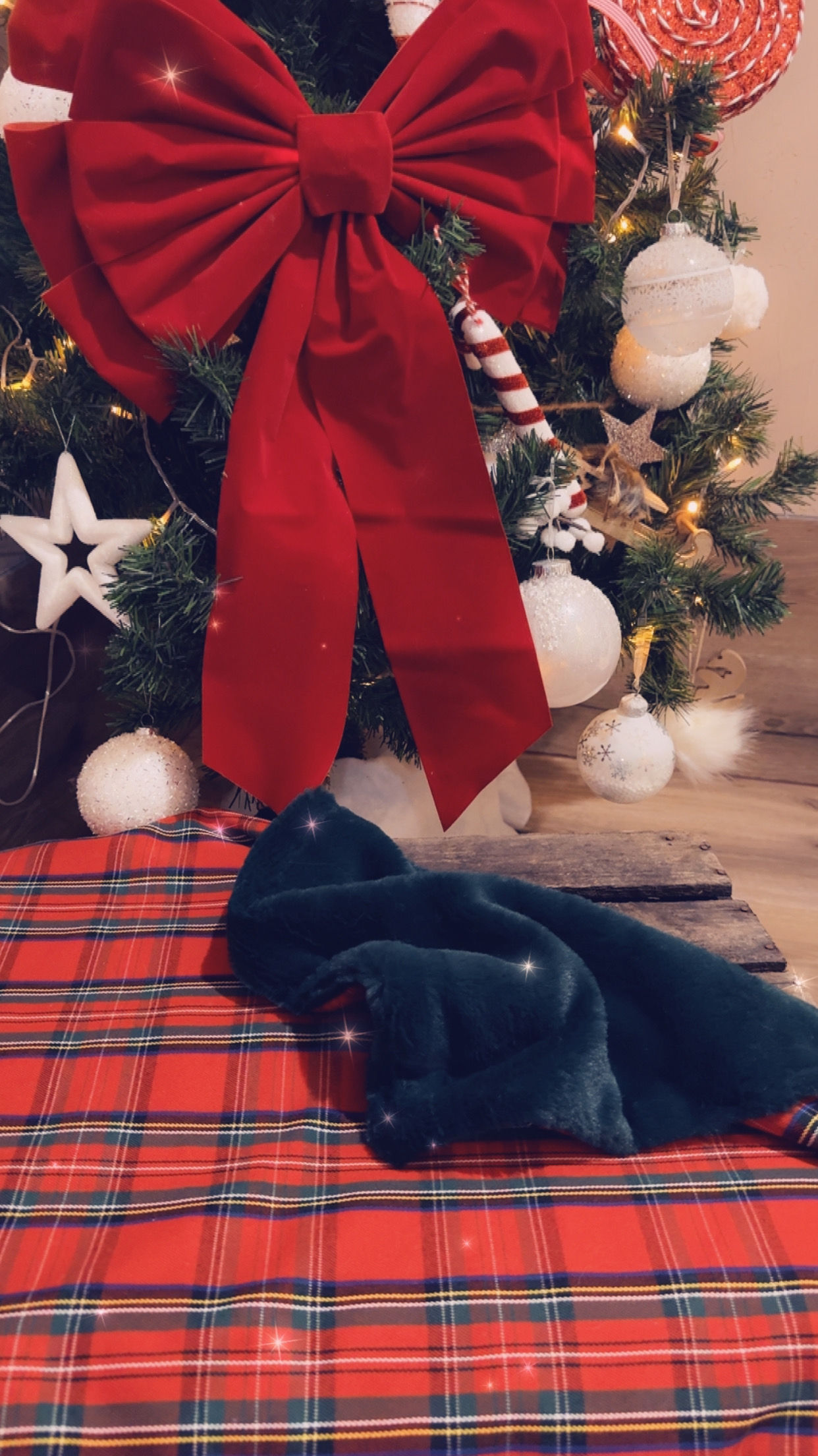 Plaid ecossais vert sapin