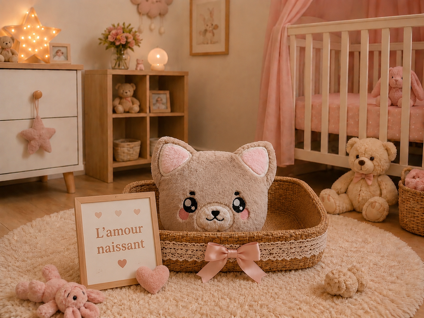 Coussin Chihuahua taupe