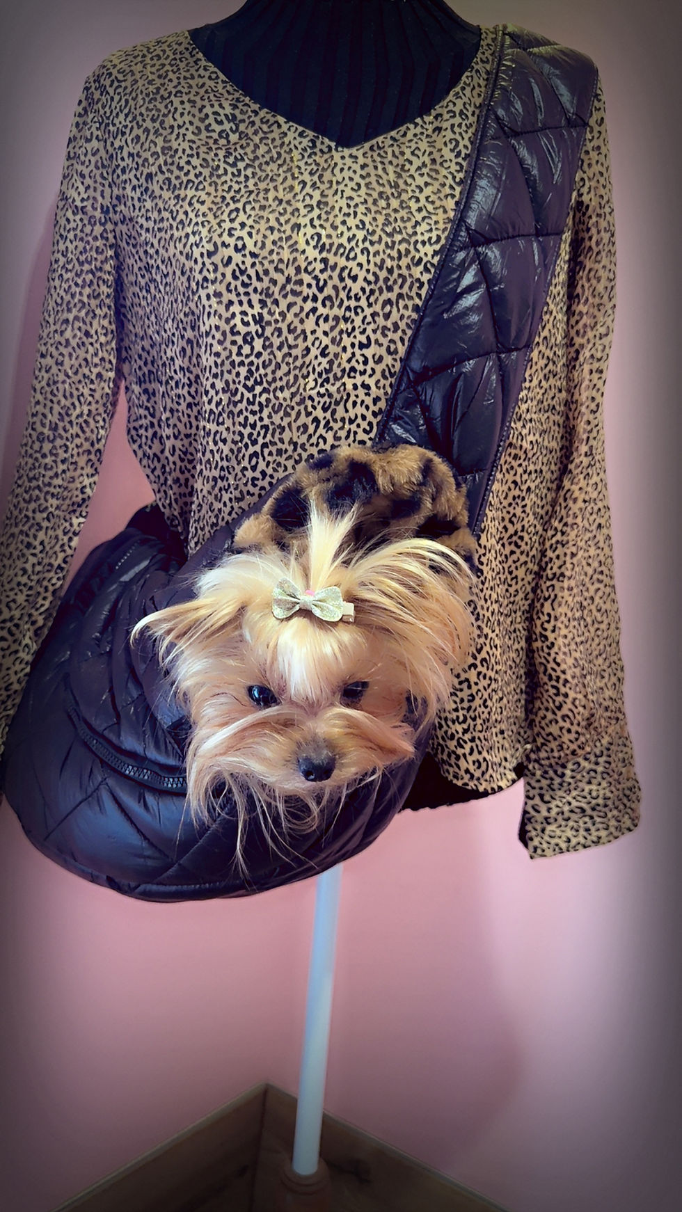 Miniature : Sac banane Léopard / noir