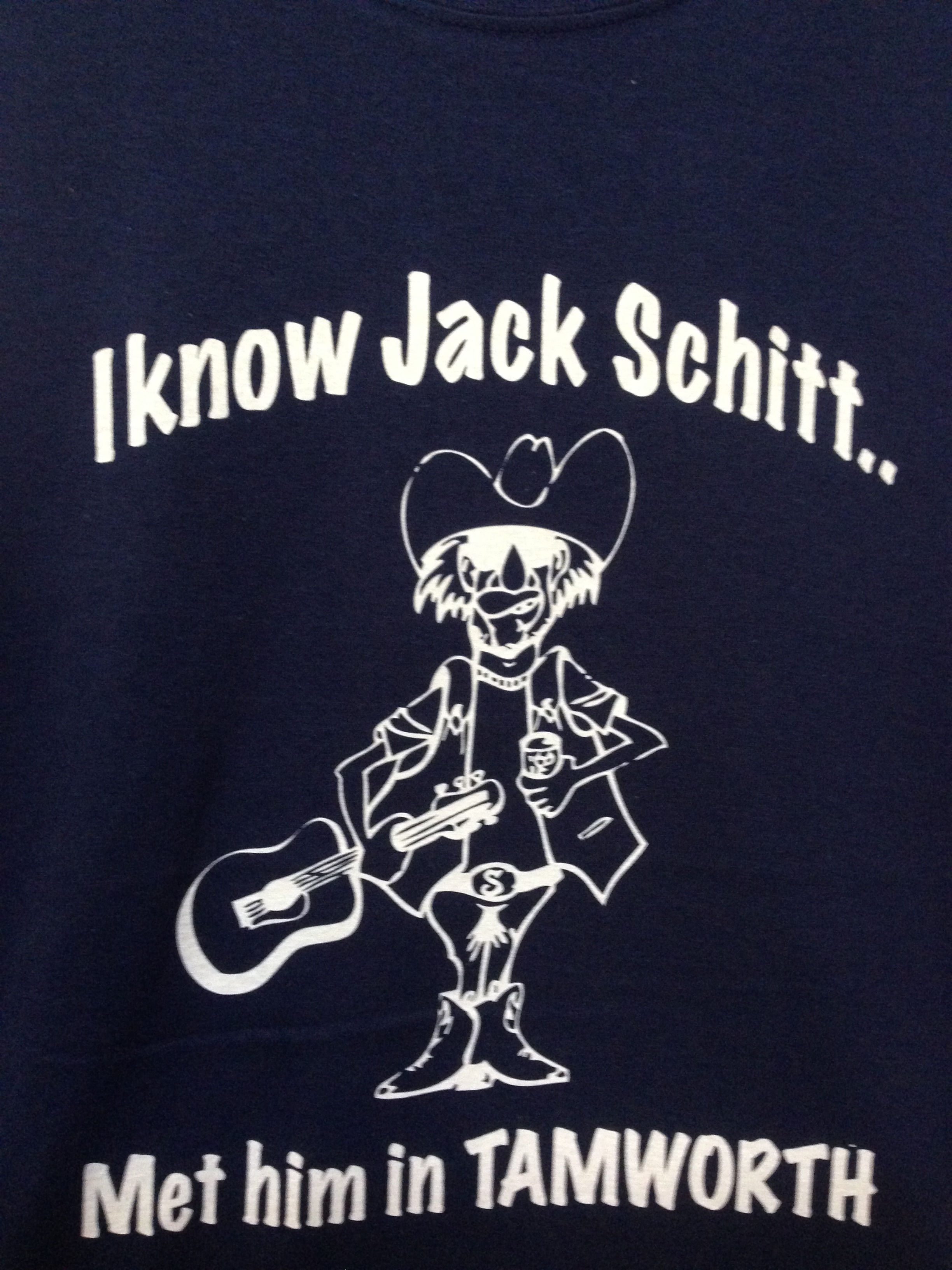 I KNOW JACK SCHITT NOVELTY FUN SHIRT