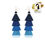 Thumbnail: Four Layered Tassels Earrings - Silk
