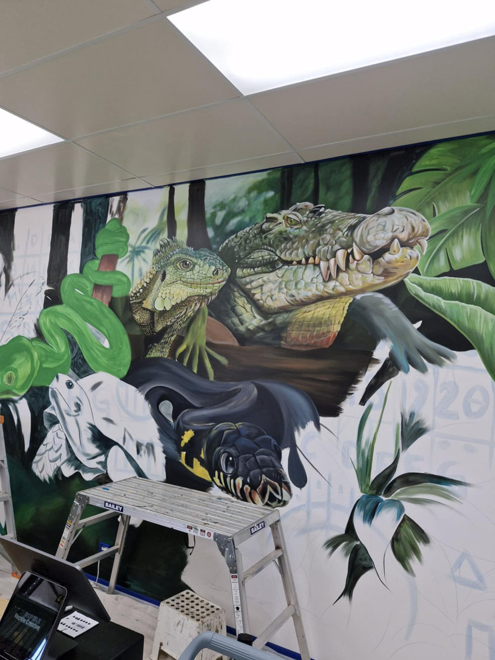 Work in Progress - Reptile Mural