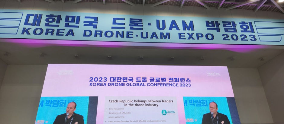 Účast prezidenta české Aliance pro bezpilotní letecký průmysl (UAVA) na Korea Drone UAM Expo 2023