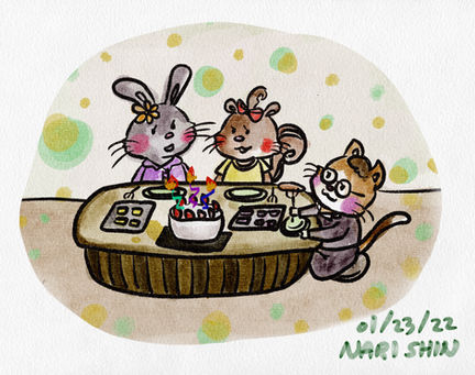 Animal Friends' Small Party