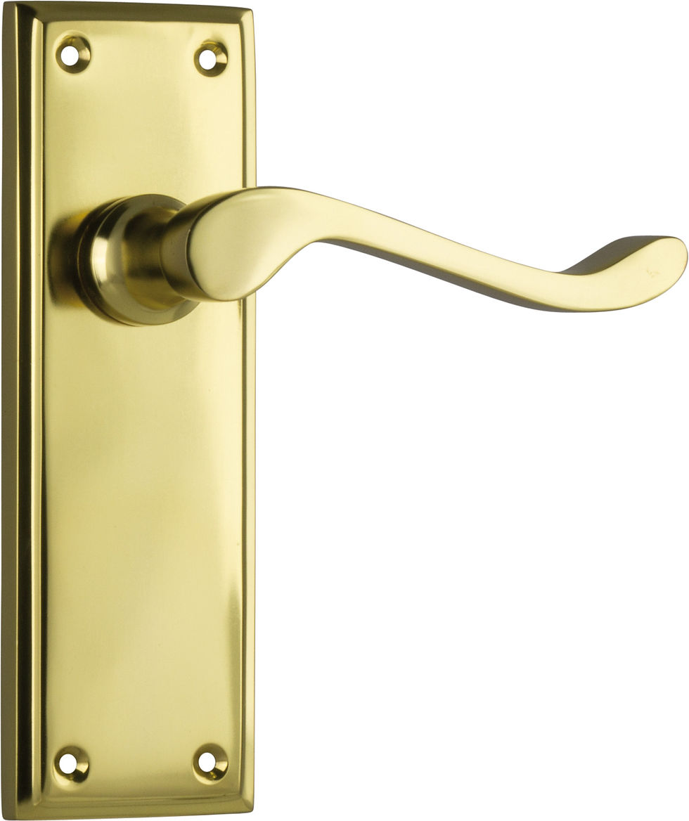 Thumbnail: TradCo - Camden Door Lever on Long Backplate - All Variants