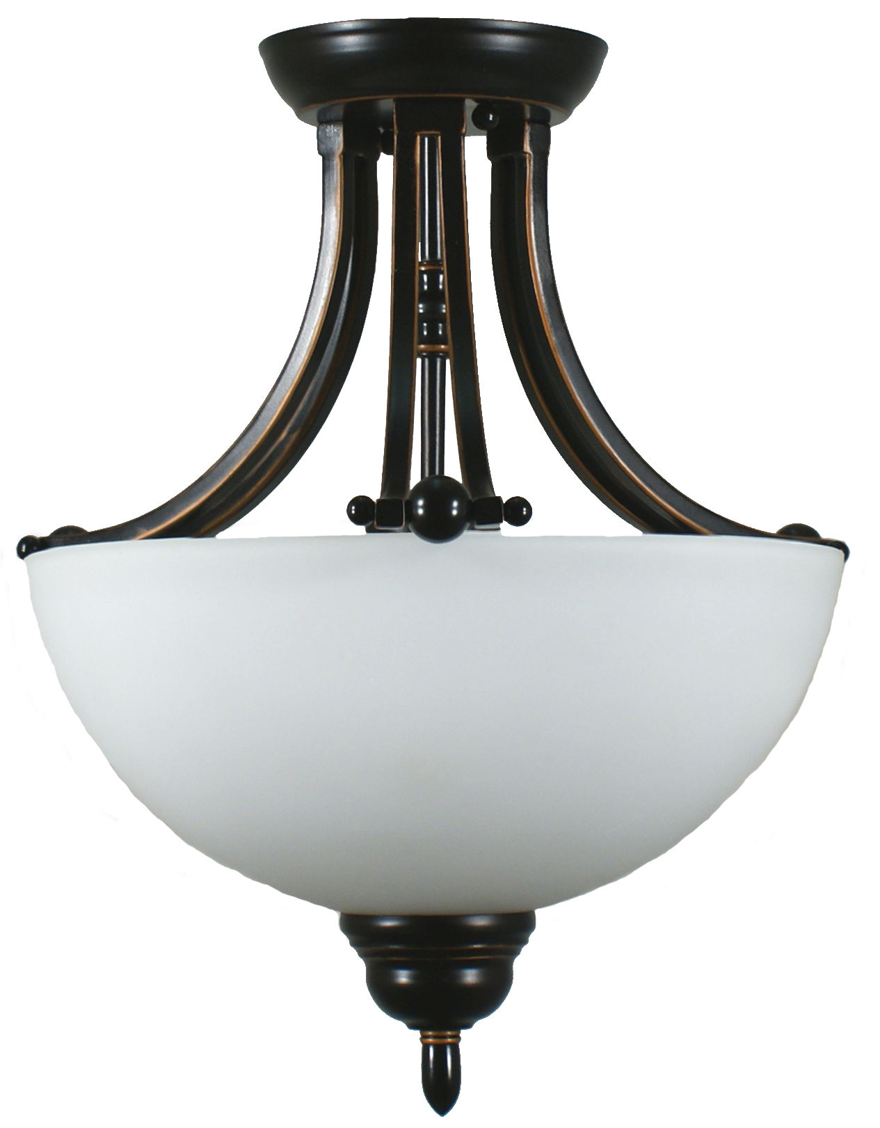 Lighting Inspirations - Houston Interior 2 Light Semi Flush Light