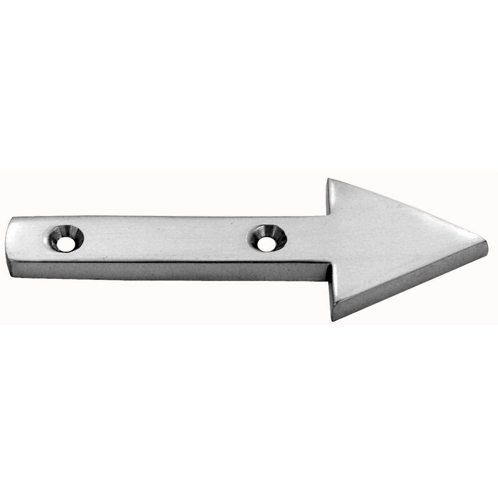 Domino Brass - Arrow Symbol Decorative Sign (3 Sizes)