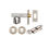 Thumbnail: Iver - Round Profile Euro Mortice Deadbolt Kit B60mm