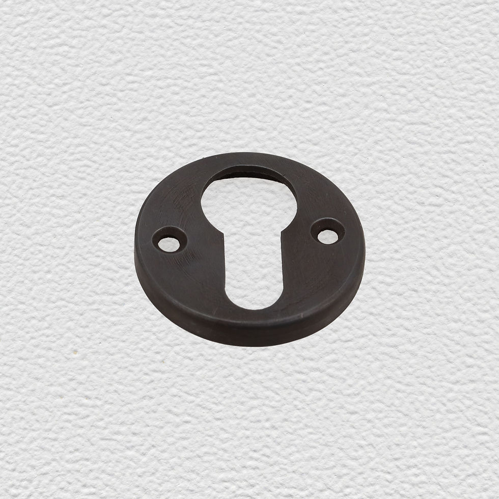 Thumbnail: Domino Brass - 9547 Round Euro Escutcheon D45mm