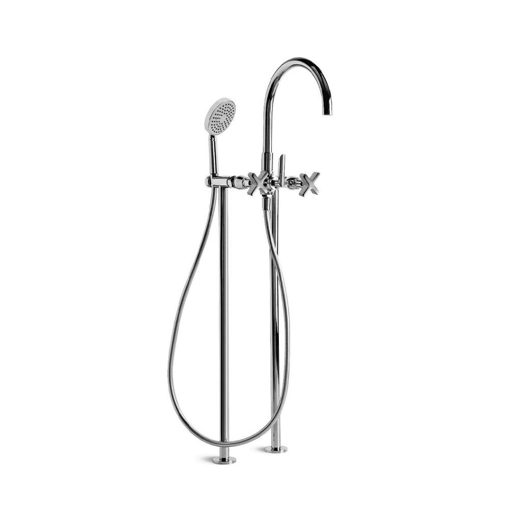 Brodware - City Que - Floor Mount Bath Mixer with Handshower 1.9822.03.2.01